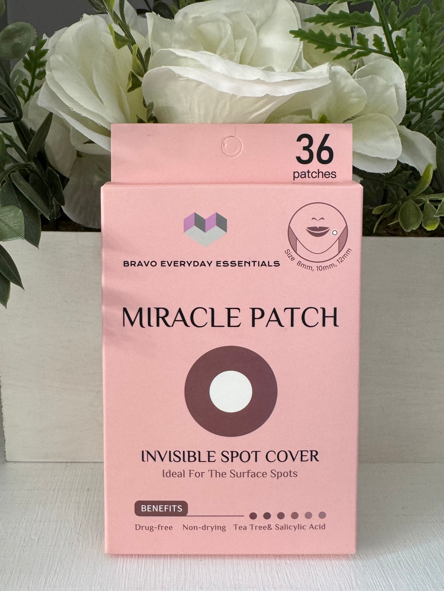 Pimple Patch, 36 Invisible Spot Cover with tea & Salicylic Acid Drug Free, Non-drying