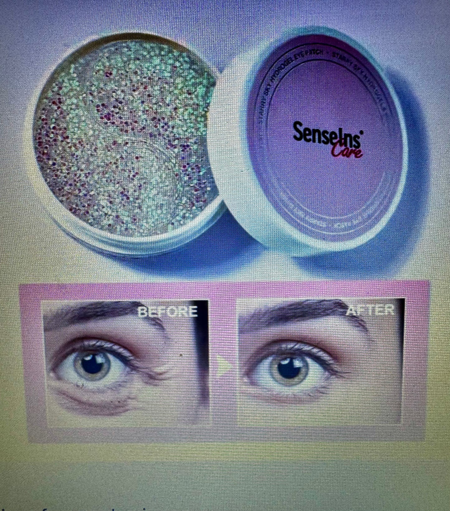 60 Count Hydrogel Eye Patches, to Improve Dark Under Eye Circles, Lifting and Nourishing of the Skin, Fights Wrinkles and Fine Lines